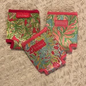 Lilly Pulitzer (3pk)Colorful Tropical Drink Sleeves (3 Sleeves)